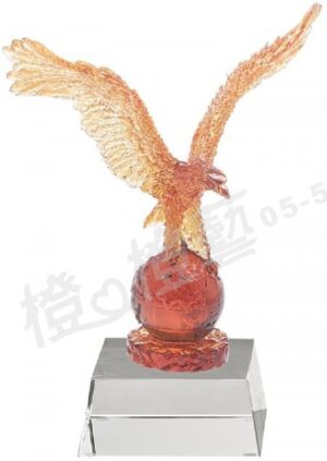 琉璃獎座「俯瞰全世界」-獎牌獎座獎盃藝品「退休、績優表揚、升官、榮陞」-鏤空彩色琉璃