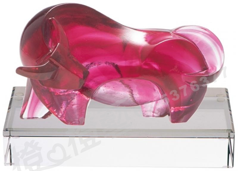 琉璃獎座「頂尖 創造奇蹟」-獎牌獎座獎盃藝品「退休、績優表揚、升官、榮陞」-鏤空彩色琉璃