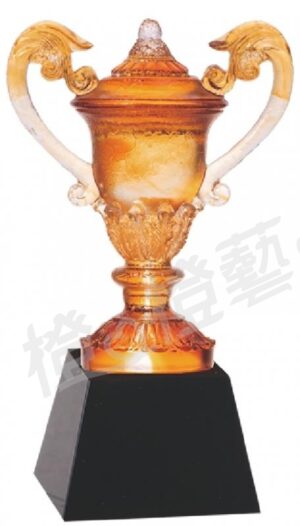 琉璃獎座「光榮時刻」-獎牌獎座獎盃藝品「退休、績優表揚、升官、榮陞」-鏤空彩色琉璃