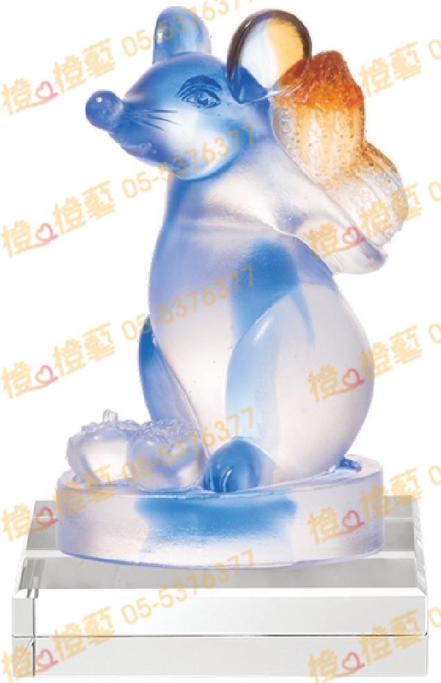 琉璃獎座「屬你最豐收」-獎牌獎座獎盃藝品「退休、績優表揚、升官、榮陞」-鏤空彩色琉璃