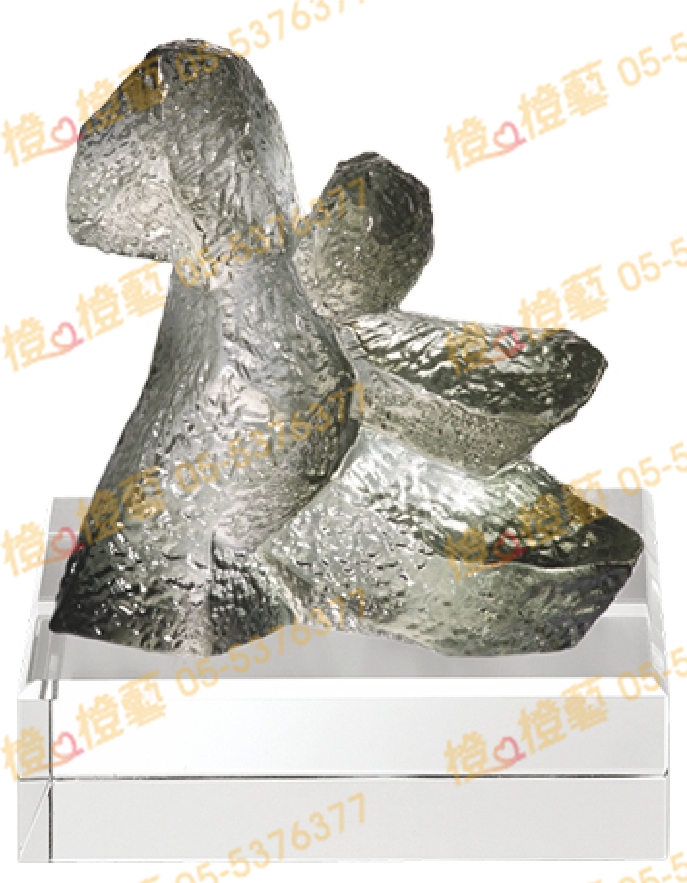 琉璃獎座「超越系列」-獎牌獎座獎盃藝品「退休、績優表揚、升官、榮陞」-鏤空彩色琉璃