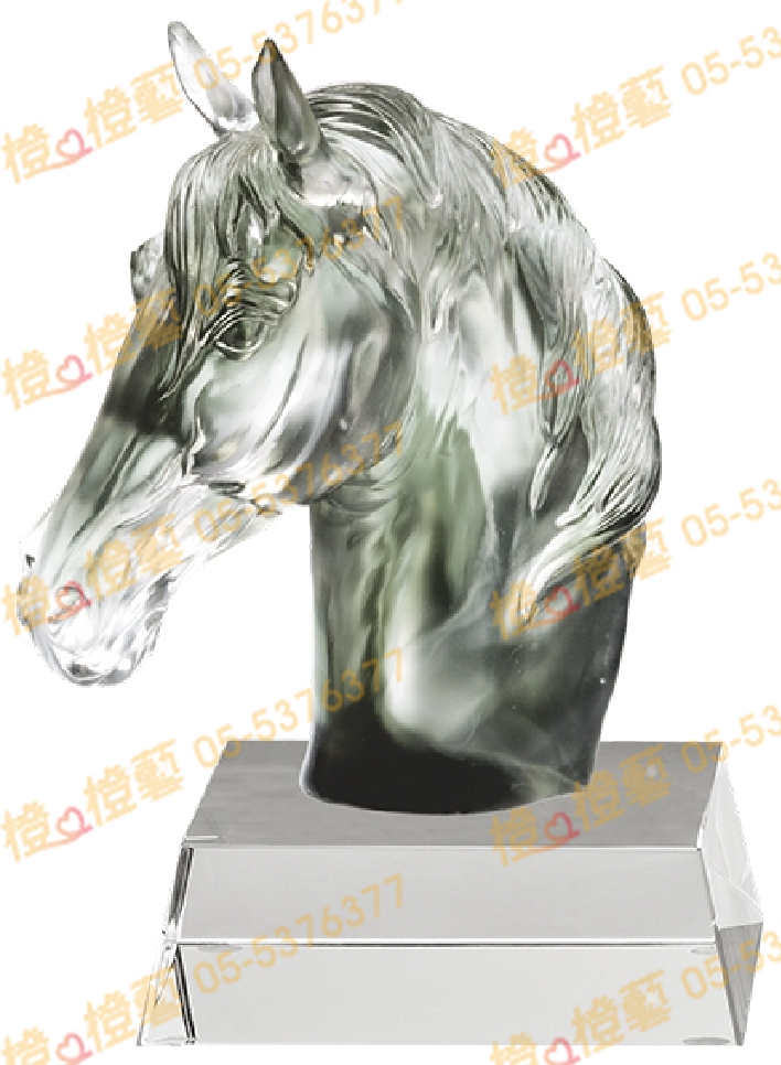 琉璃獎座「高瞻之蓄勢待發」-獎牌獎座獎盃藝品「退休、績優表揚、升官、榮陞」-鏤空彩色琉璃