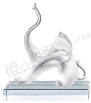 琉璃獎座「萬象更新春大地」-獎牌獎座獎盃藝品「退休、績優表揚、升官、榮陞」-鏤空彩色琉璃