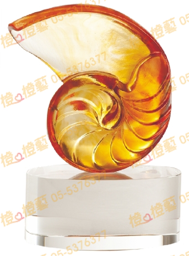 琉璃獎座「不同凡響」-獎牌獎座獎盃藝品「退休、績優表揚、升官、榮陞」-鏤空彩色琉璃