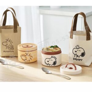 SNOOPY 史努比-日安餐食提袋組/環保餐具