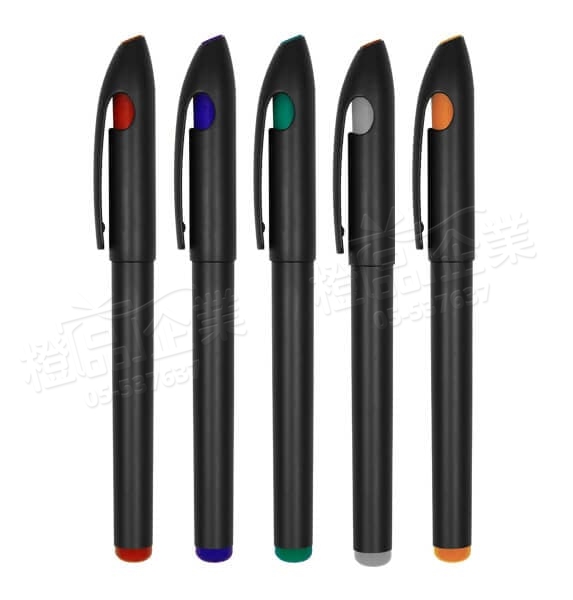 噴砂中性筆-黑色/大容量筆芯/霧面質感/辦公文具