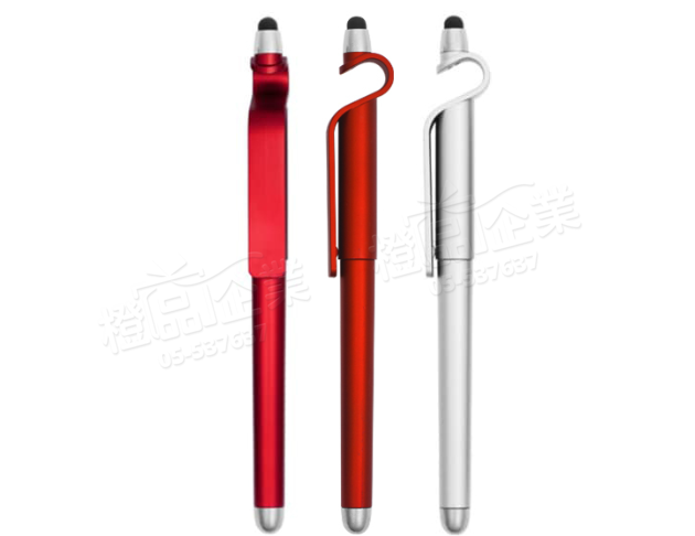 手機觸控原子筆-黑色/手機支架/觸控式/辦公文具/禮品贈品