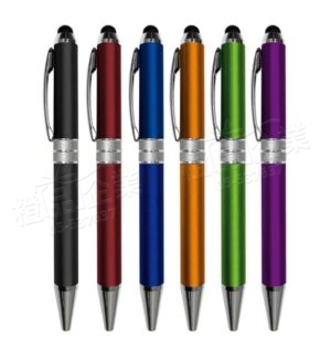 旋轉觸控筆-藍色/觸控式/辦公文具/金屬質感/禮品贈品