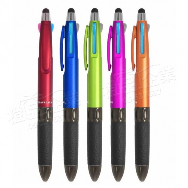 觸控三色筆-多色原子筆/觸控筆/辦公文具/學生用筆/禮品贈品